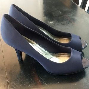Navy Blue Bandolino Heels